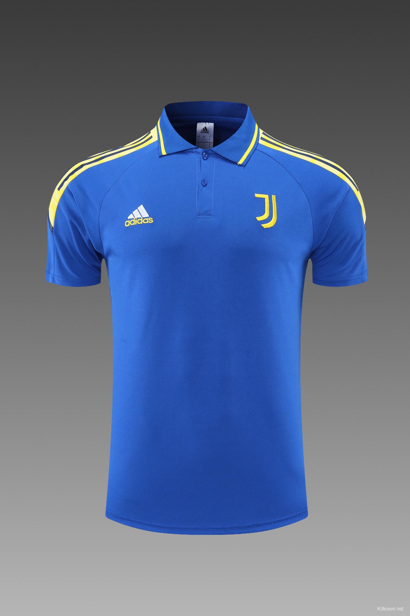 Juventus POLO kit blue and yellow stripes(not supported to be sold separately)