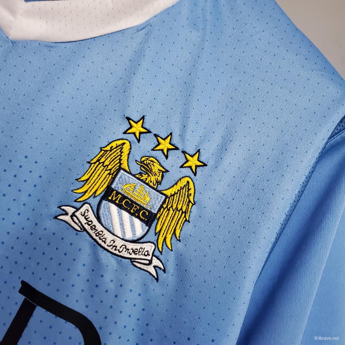 Retro Manchester City 11/12 home Soccer Jersey