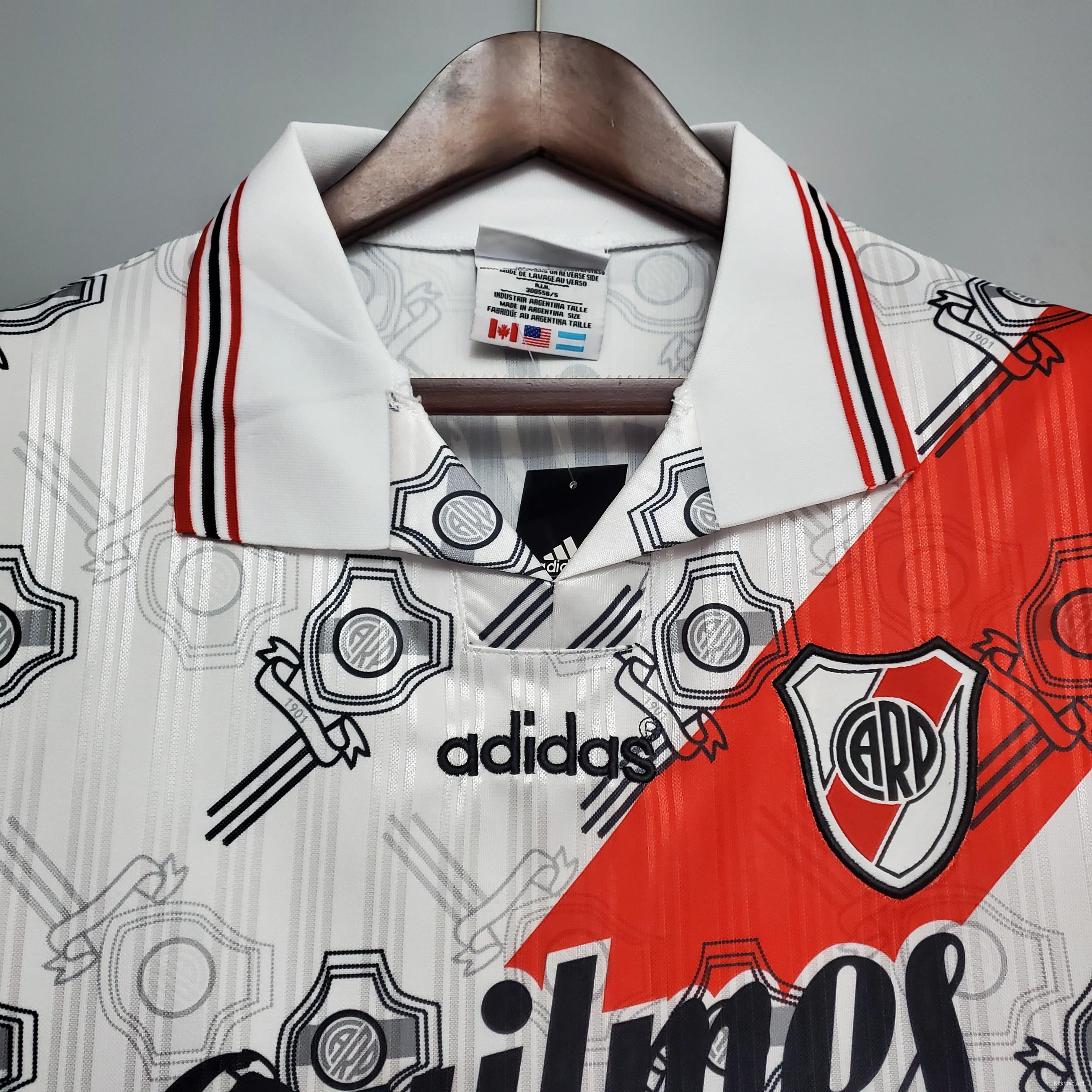 Retro River Plate 95/96 home Soccer Jersey