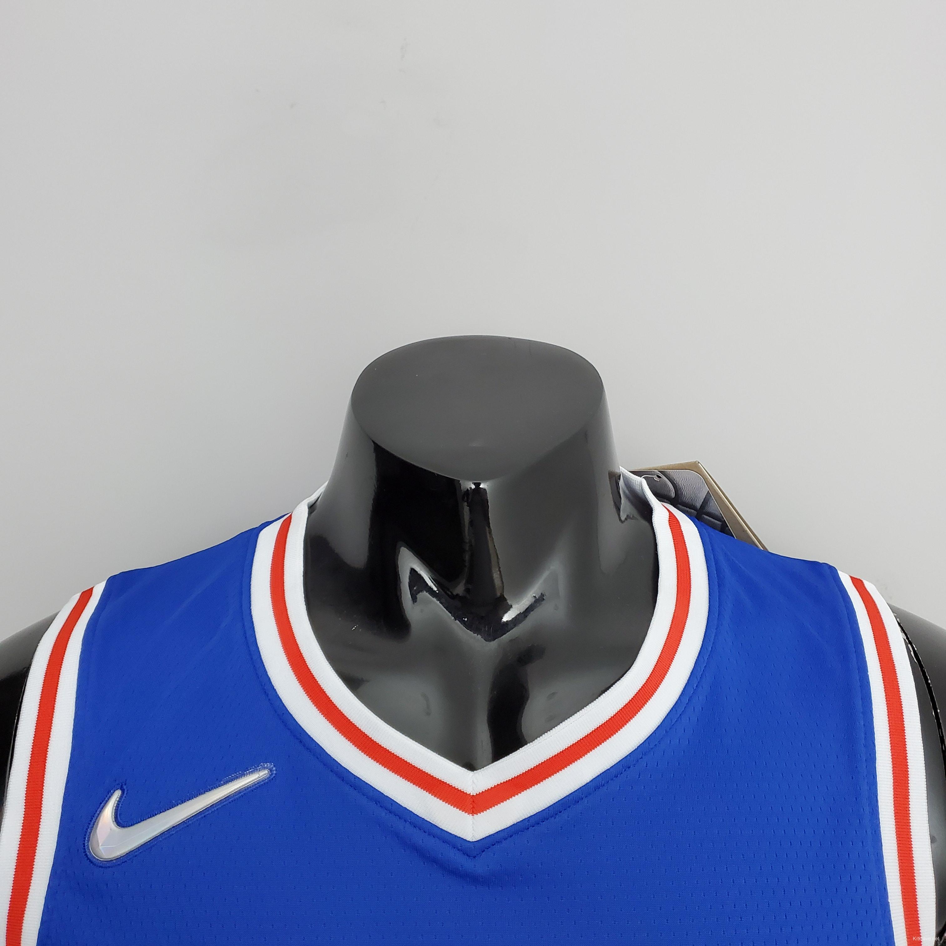 75th Anniversary Philadelphia 76ers SIMMONS#25 Blue NBA Jersey