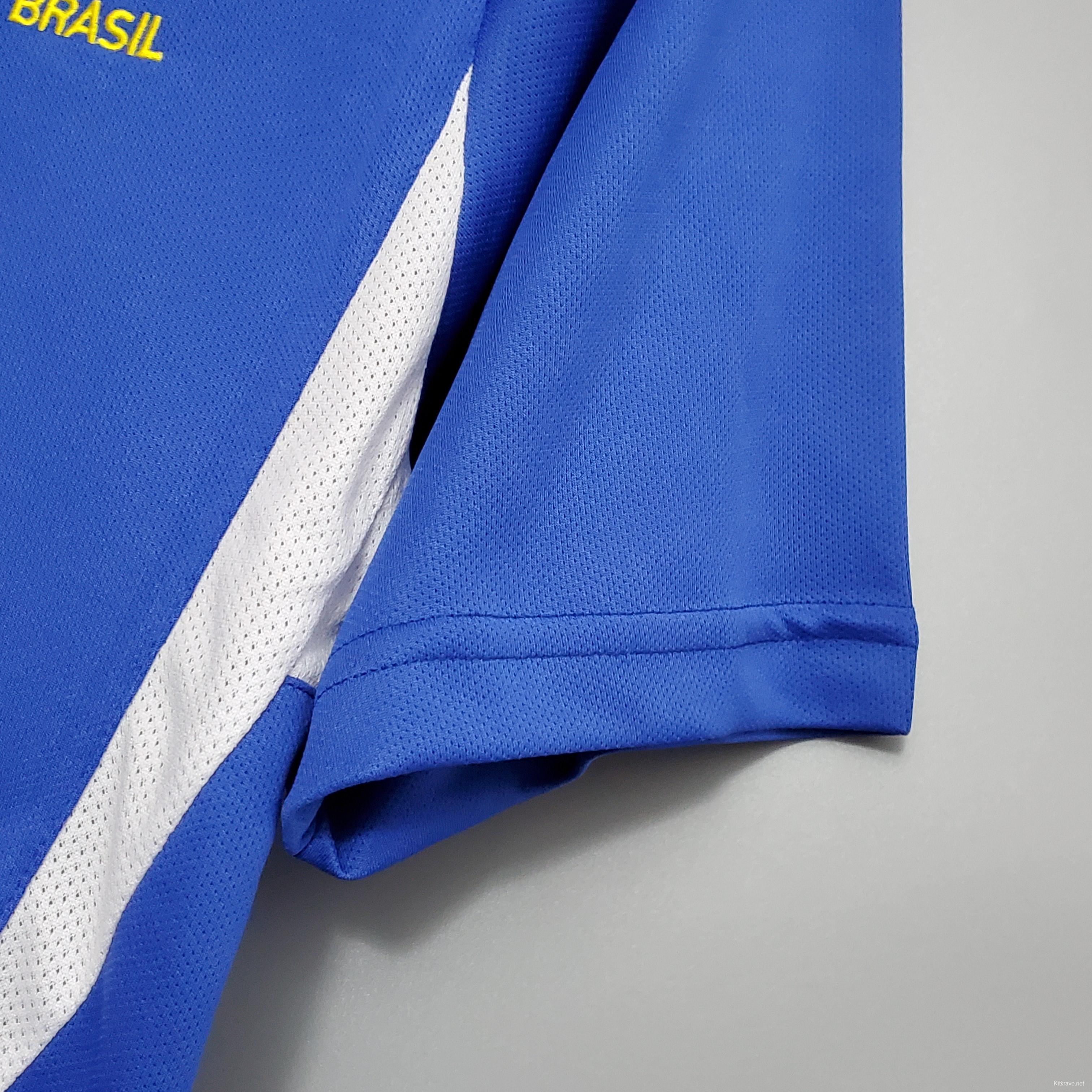 Retro 2002 Brazil away Soccer Jersey