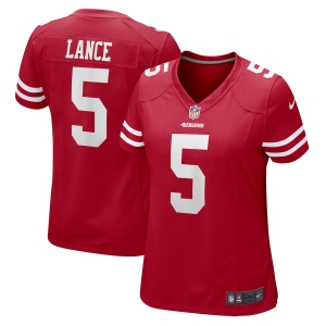 Women's Trey Lance Scarlet Player Limited Team Jersey