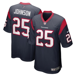 Men's Duke Johnson Navy Player Limited Team Jersey