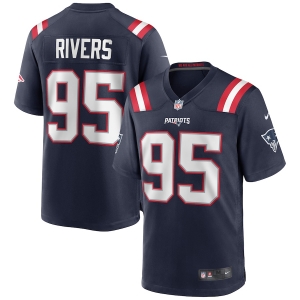 Men's Derek Rivers Navy Player Limited Team Jersey