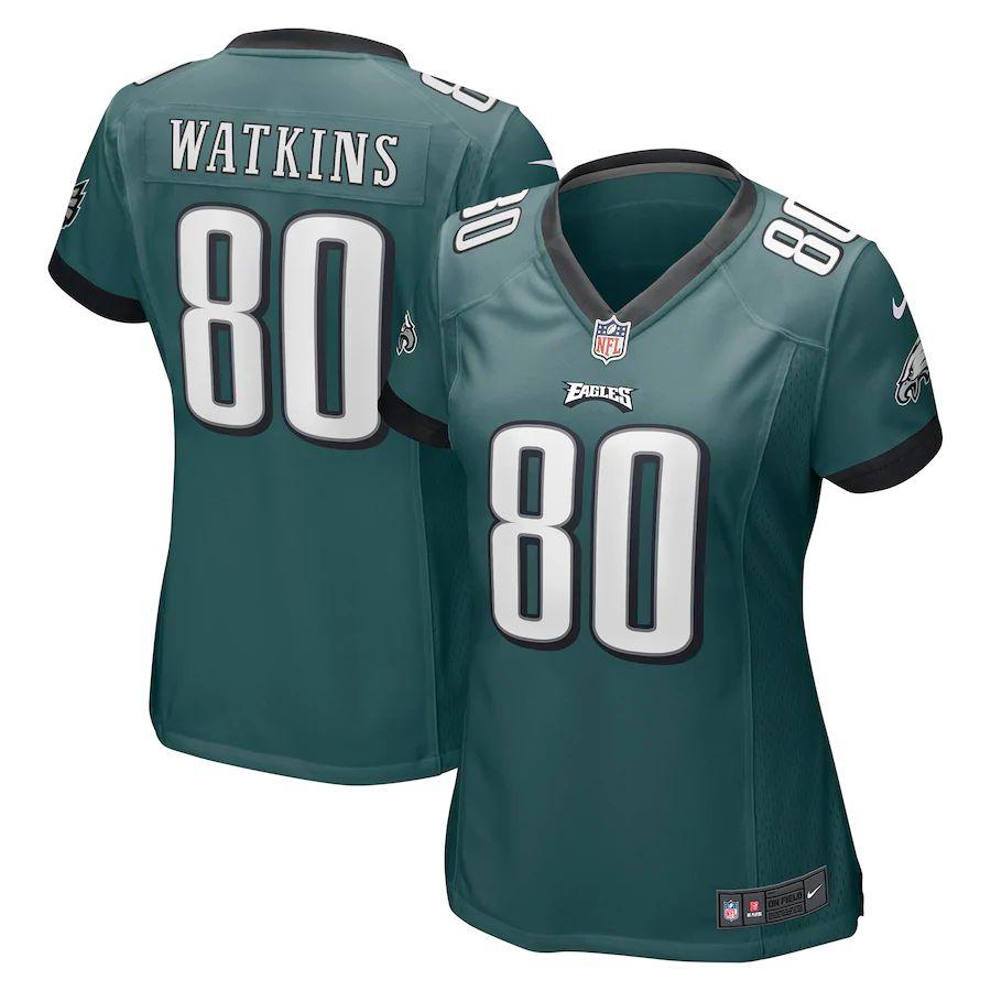 Women's Quez Watkins Midnight Green Player Limited Team Jersey