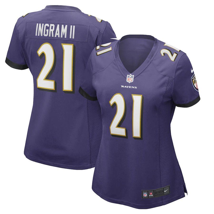 Women's Mark Ingram II Purple Player Limited Team Jersey