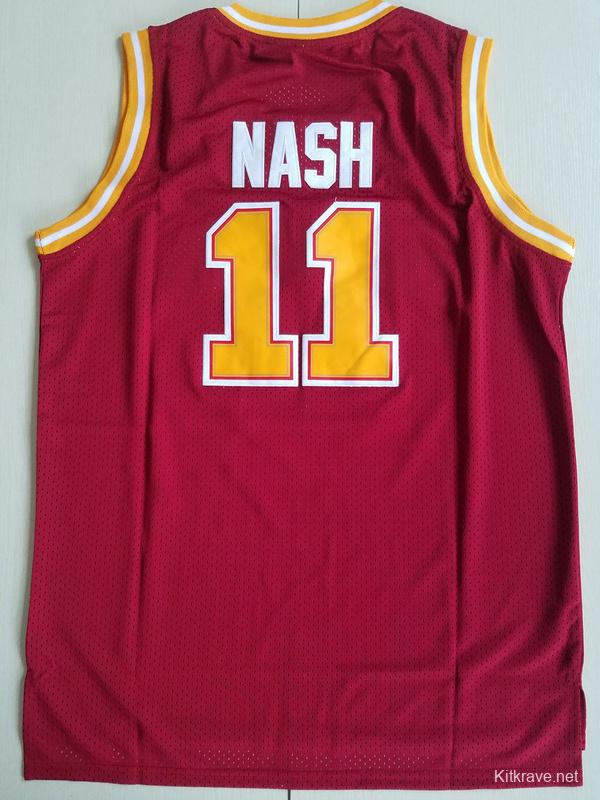 Steve Nash 11 Santa Clara Maroon College Basketball Jersey