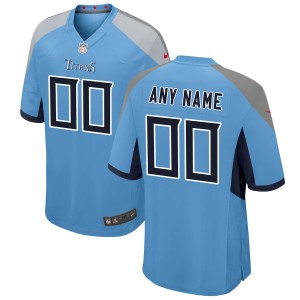 Youth Light Blue Custom Game Team Jersey