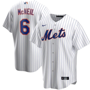 Men's Jeff McNeil White&amp;Royal Home 2020 Player Team Jersey