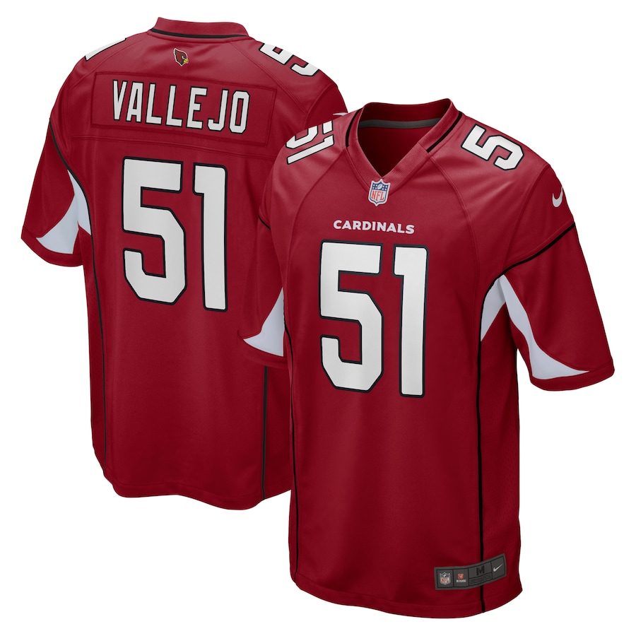 Men's Tanner Vallejo Cardinal Player Limited Team Jersey