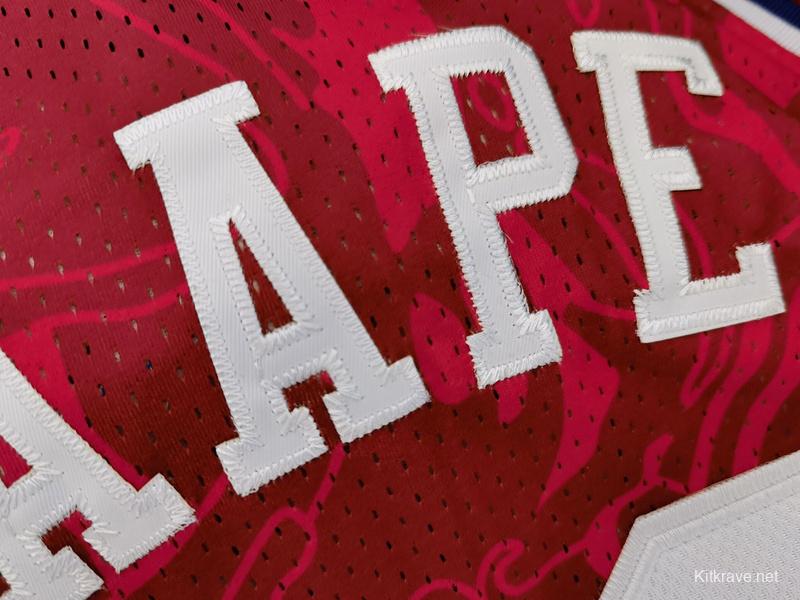 Men's AAPE Red Retro Classic Team Jersey