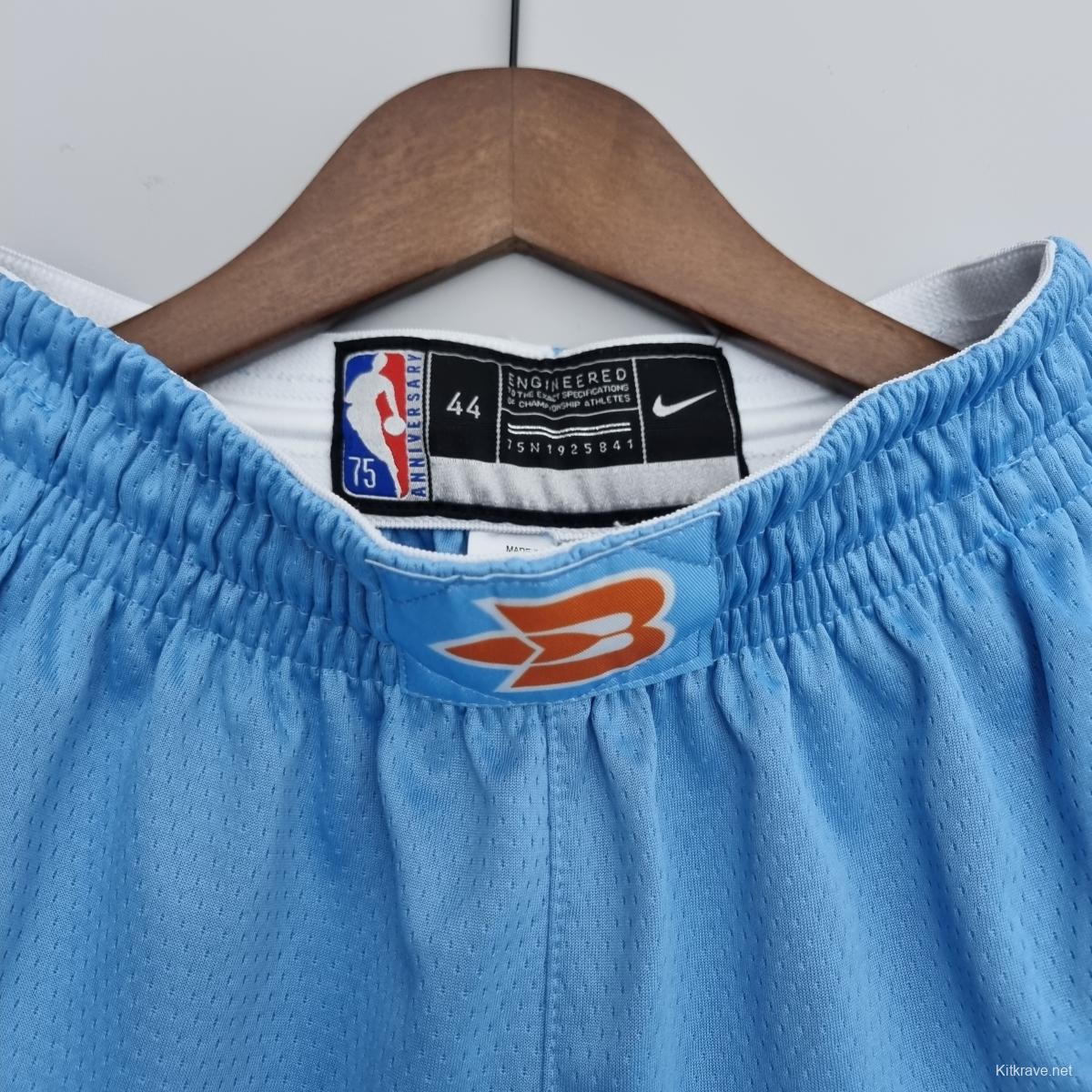 2022 Los Angeles Clippers City Edition Blue NBA Shorts