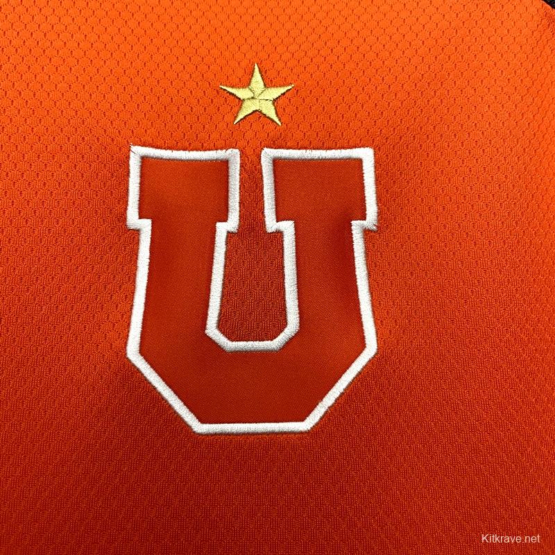 22/23 Chile Universidad De Goalkeeper Orange Jersey