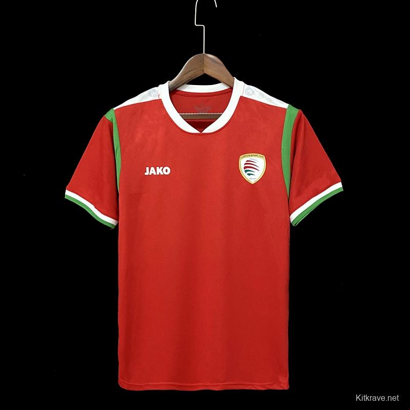 2022 Oman Home Soccer Jersey