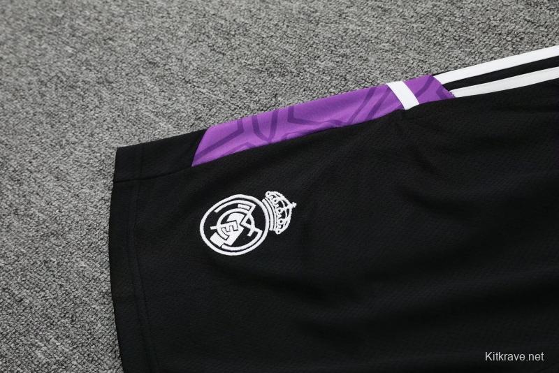 22/23 Real Madrid Black Pre-match Training Jersey Vest