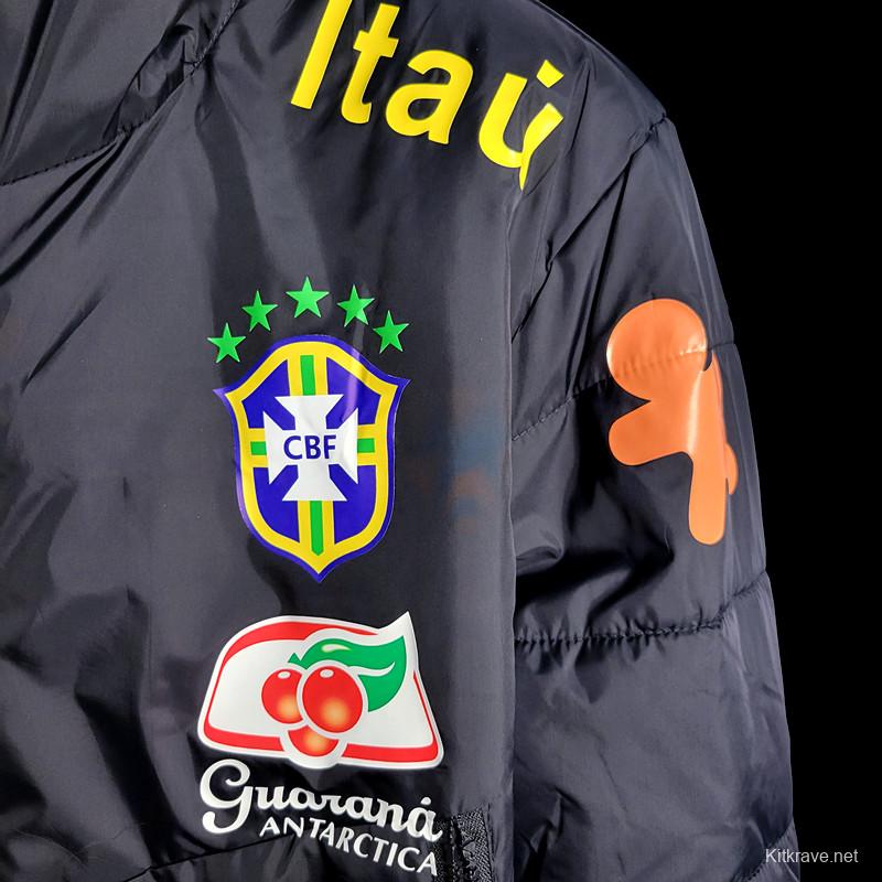 2022 Brazil Black Downcoat Jacket