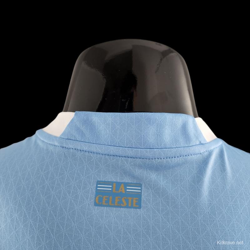 Player Version 2022 Uruguay Home Soccer Jersey