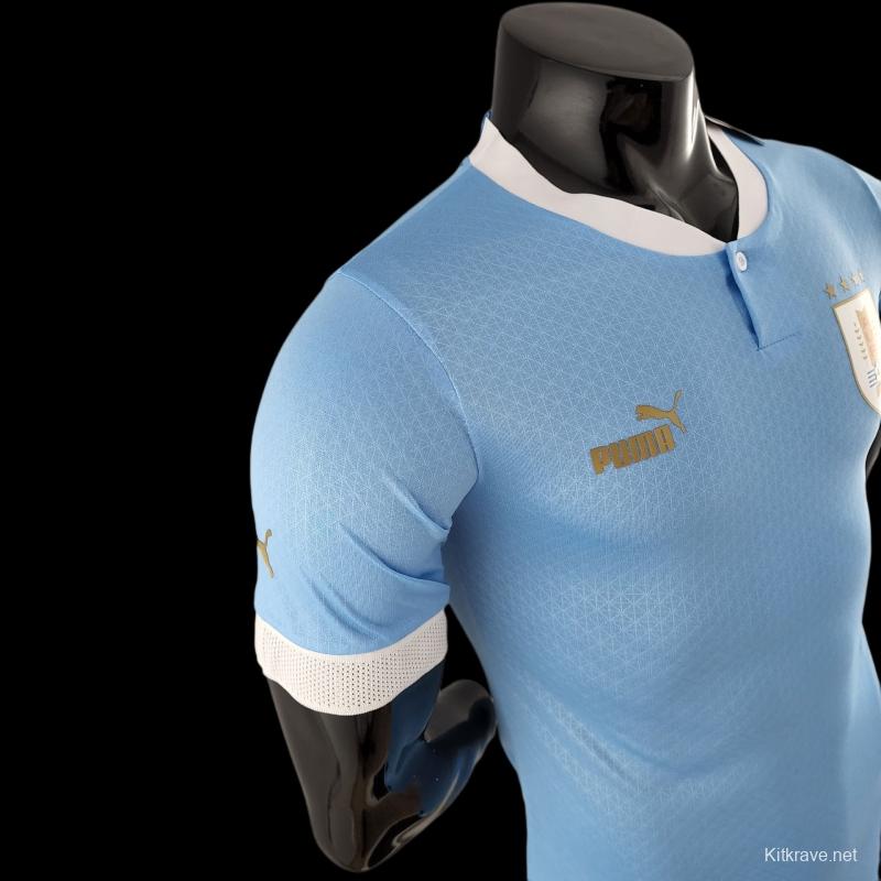 Player Version 2022 Uruguay Home Soccer Jersey