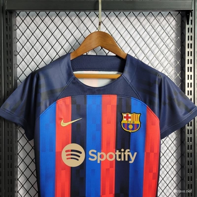 22/23 Woman Barcelona Home S Soccer Jersey