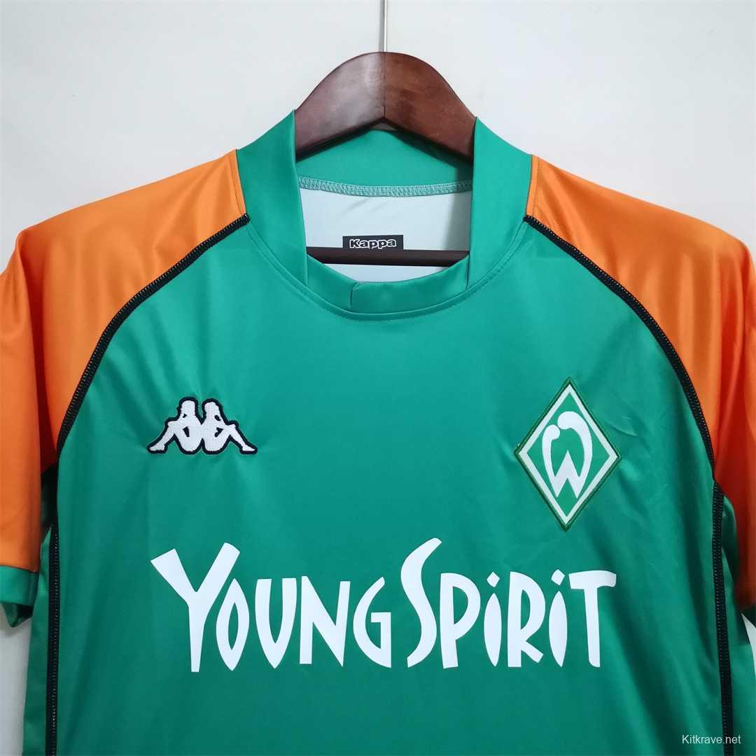 Retro 03-04 SV Werder Bremen Home Soccer Jersey