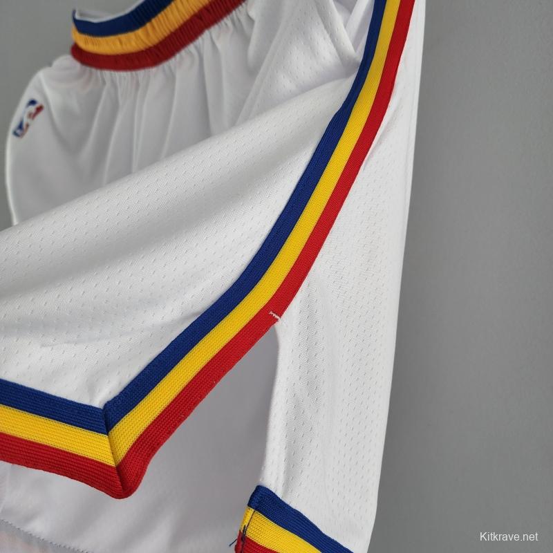 Golden State Warriors NBA Shorts White