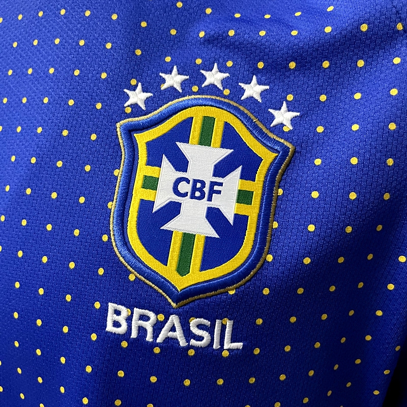 Retro 2010 Brazil Away Soccer Jersey