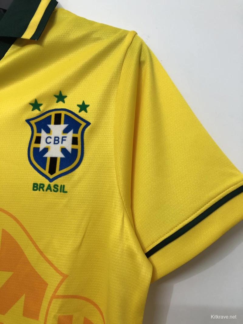 Retro 1994 Brazil home Soccer Jersey