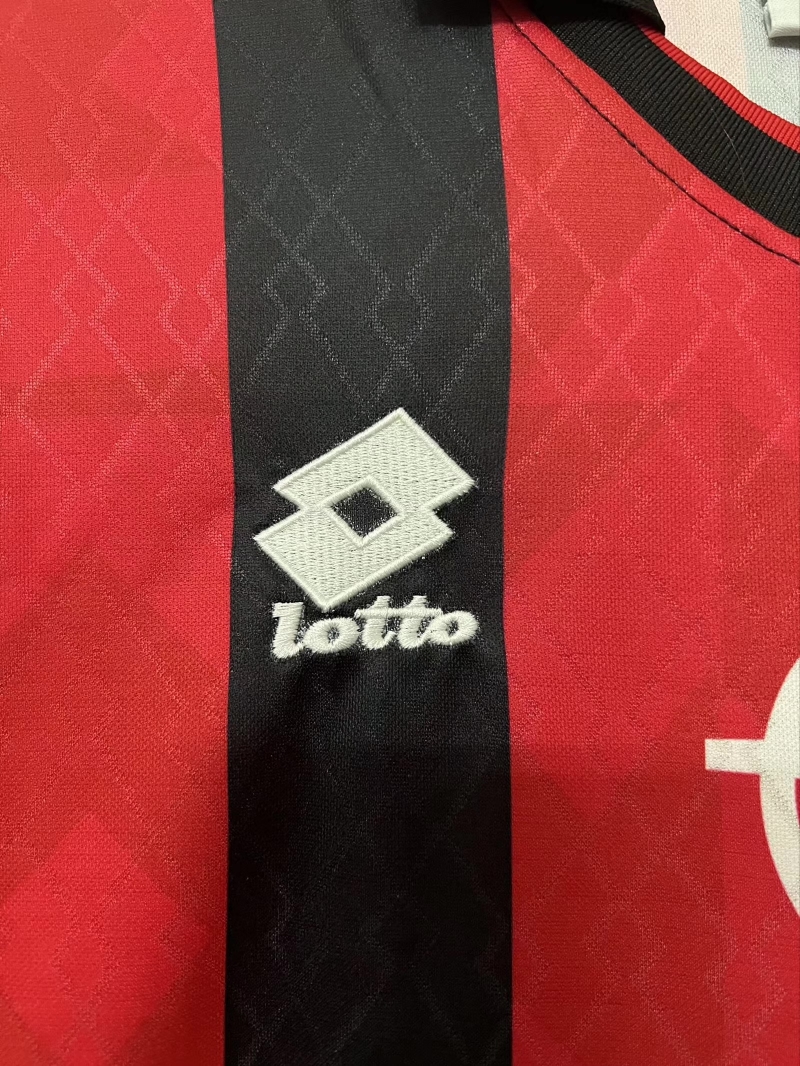 Retro 95/96AC Milan Home Soccer Jersey