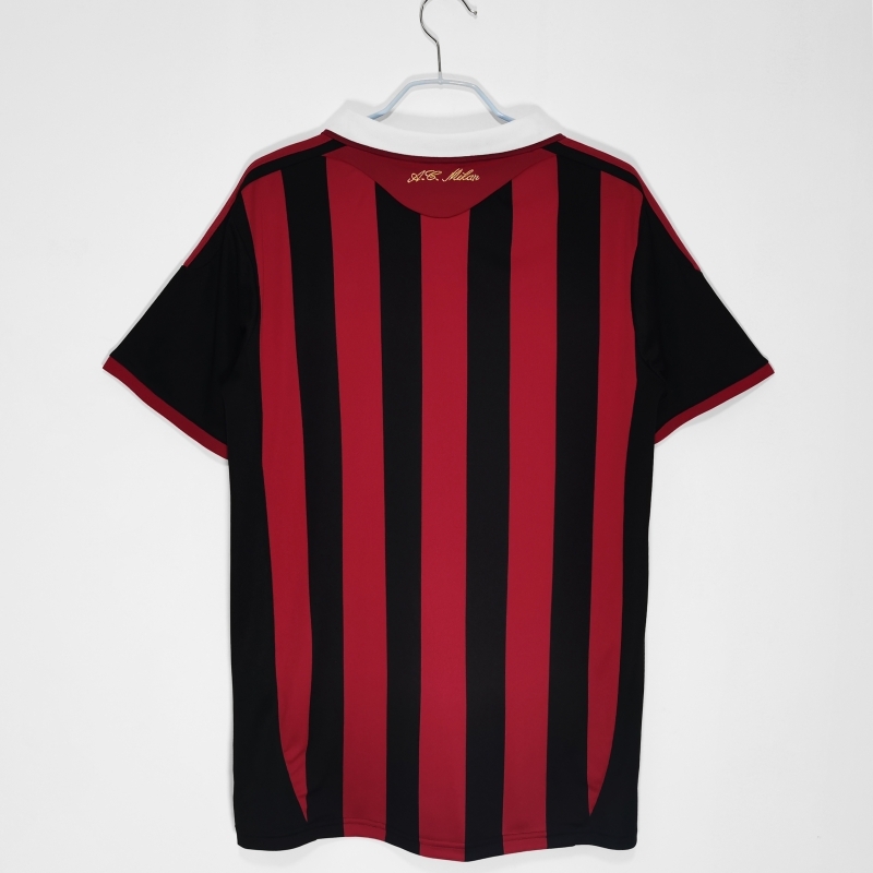 Retro 2009/10 AC Milan Home Soccer Jersey