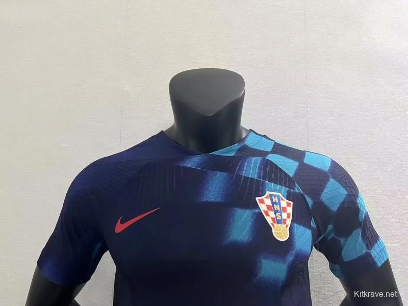 Player Version 2022 Croatia Away Jersey