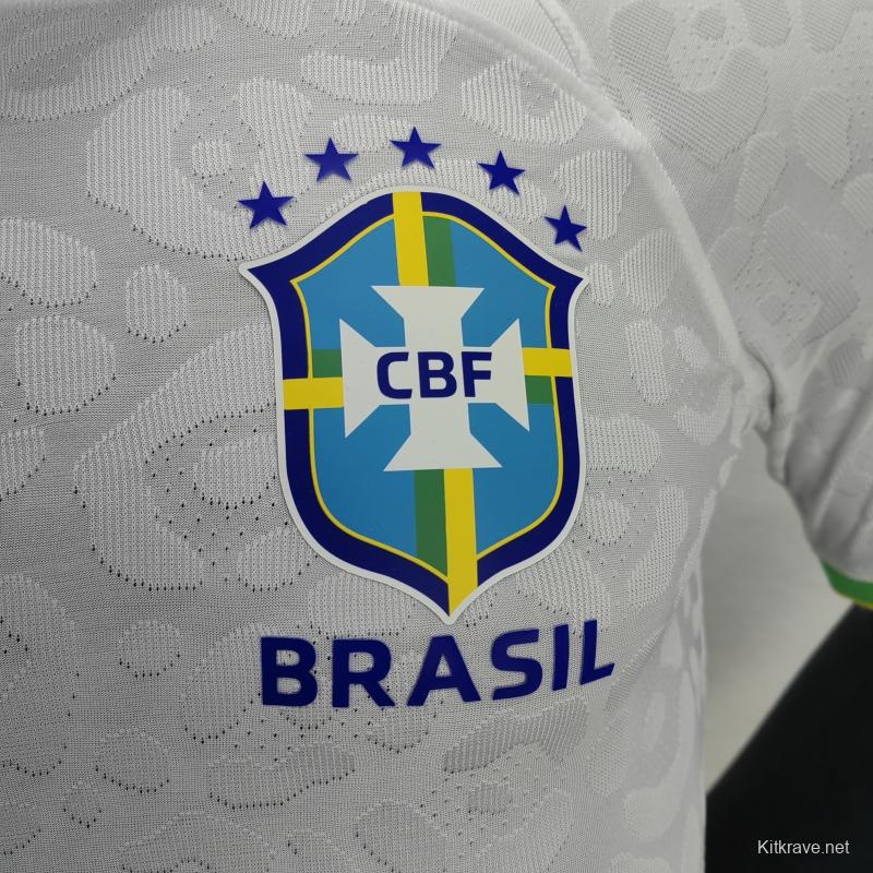 Player Version 2022 Brazil White Jersey Special Version