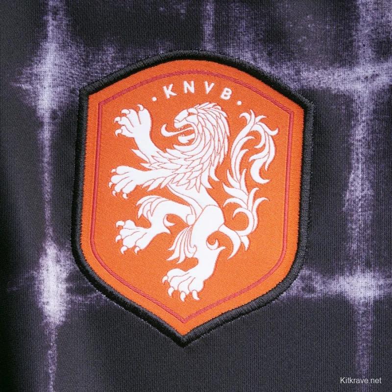 2022 Netherlands Black Pre-Match Jersey