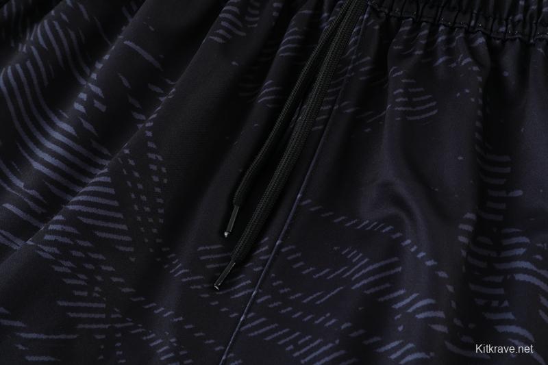 2023 Manchester United Dark Green Half Zipper Tracksuit