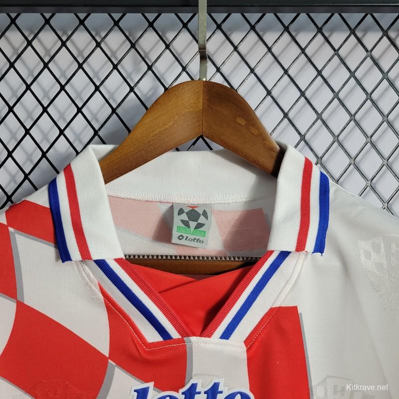 Retro 1998 Croatia Home Jersey