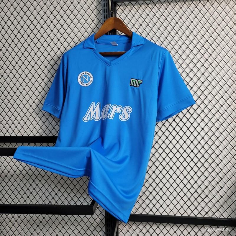 Retro 88/89 Napoli Home Jersey