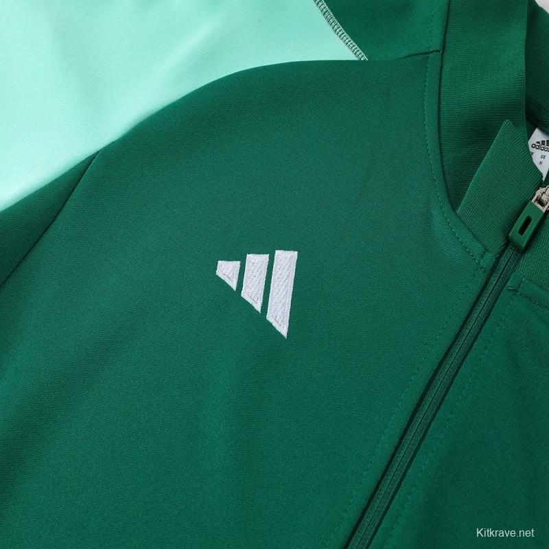 2023 Adidas Green Full Zipper Jacket +Pants