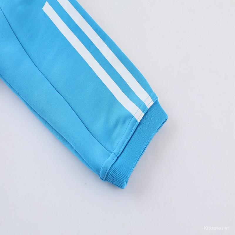 2023 Adidas Blue Full Zipper Jacket +Pants