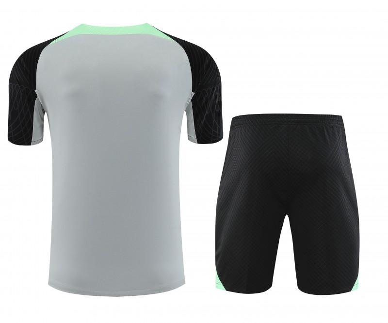 23-24 Liverpool Grey Short Sleeve+Shorts