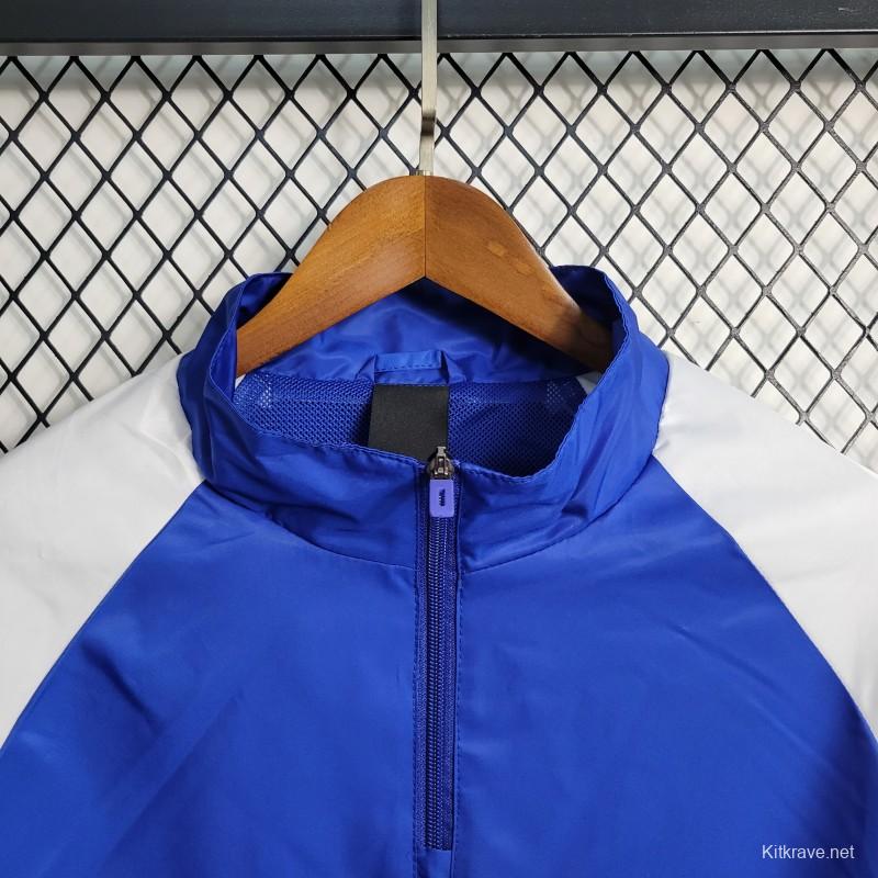 23-24 Italy Blue Windbreaker