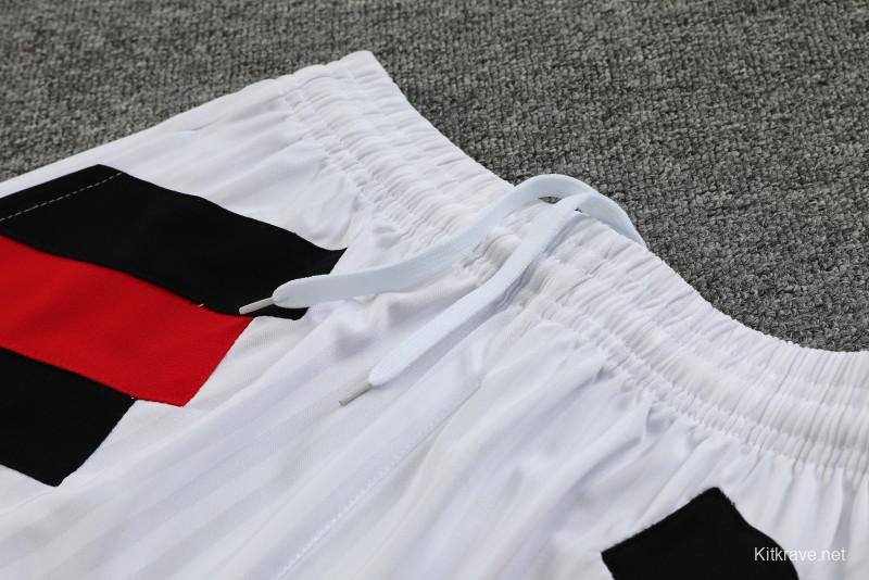 23-24 Flamengo White Remake Icon White Vest Jersey+Shorts