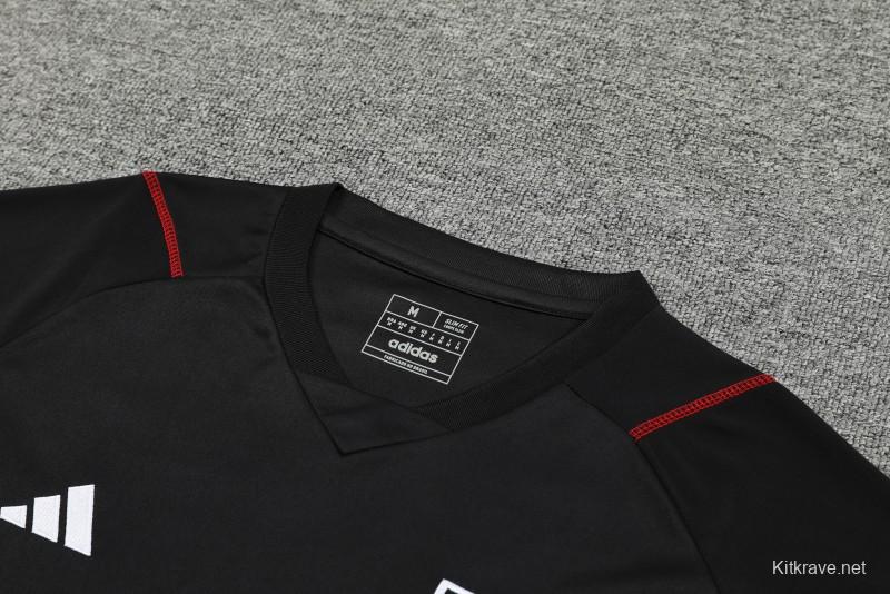 23-24 Sao Paulo Black Short Sleeve Jersey+Shorts