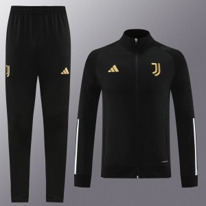23/24 Juventus Black Full Zipper Jacket+Pants