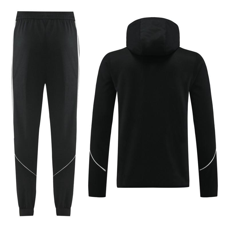 2024 Adidas Black Full Zipper HoodieJacket+Pants