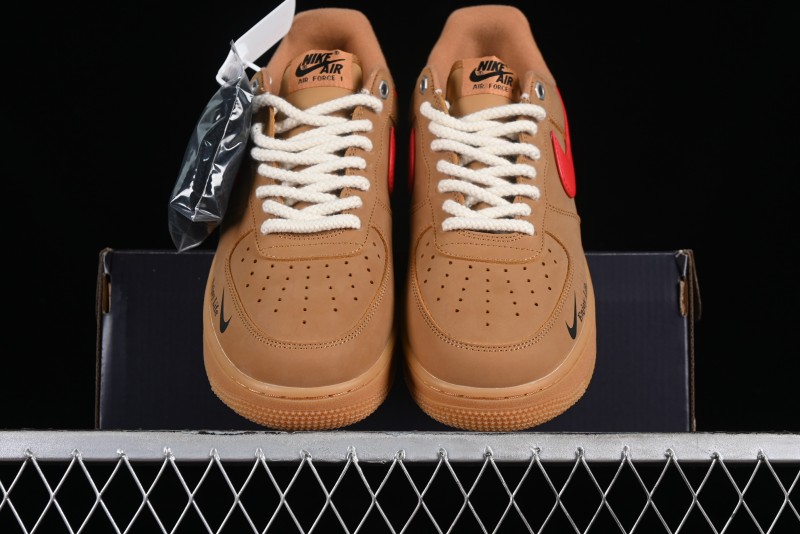 Nike Air Force 1 '07 Low Wheat Color Low-Top Sneakers - FZ7372-300