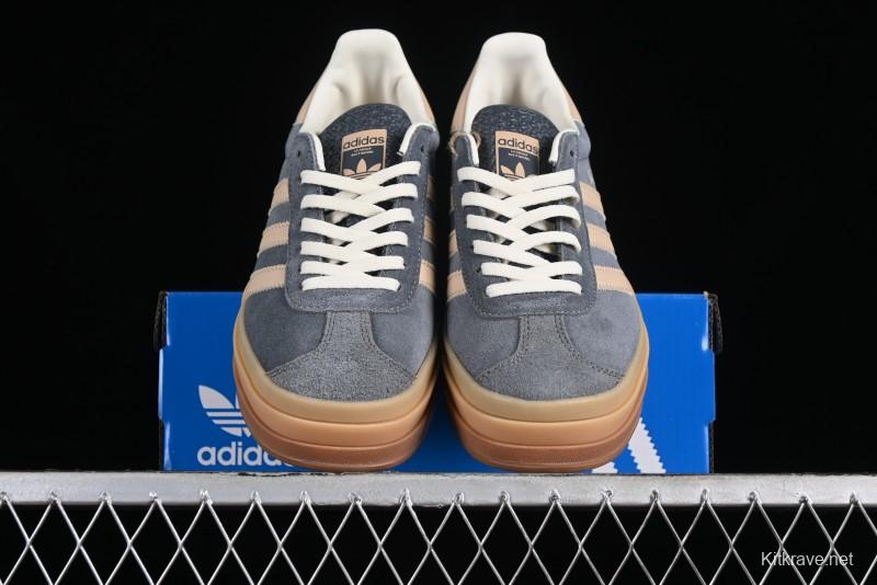 Adidas Originals Gazelle Bold IE0428 Low-Top Sneakers with Thick Sole for Casual Wear Anti-Slip and Durable - IE0428