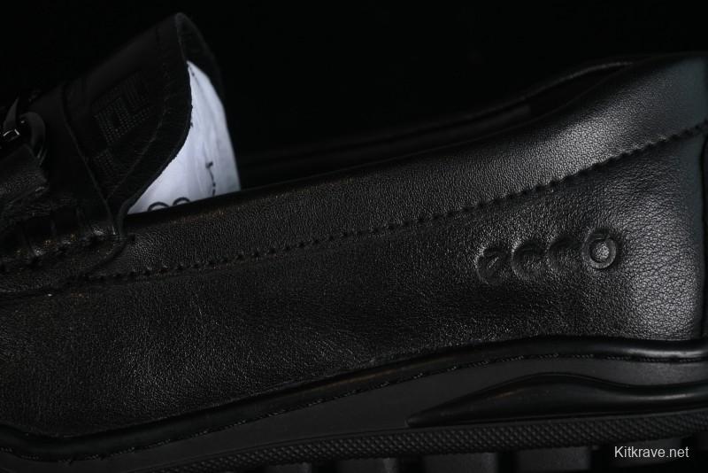 ECCO Soft Moc Series Loafers Men's British Slip-On Driving Shoes - 65707001001