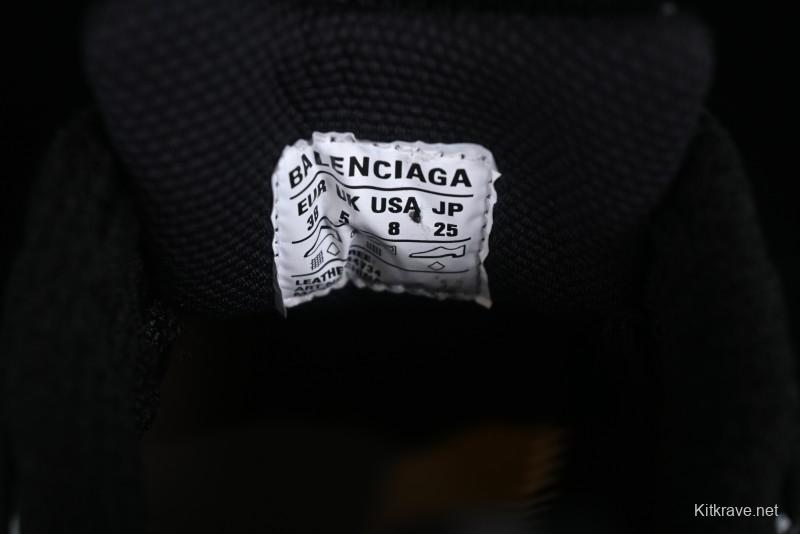 Balenciaga Phantom Sneaker 10th Generation Lace-Up Running Shoes with Transparent Heel Strap - W3XL11090