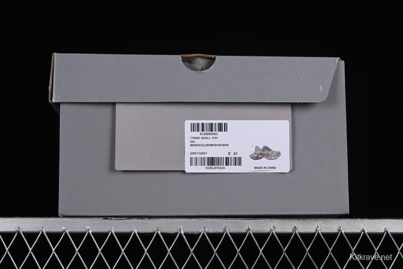 Balenciaga Phantom Sneaker 10th Generation Lace-Up Running Shoes with Transparent Heel Strap - W3XLL9191