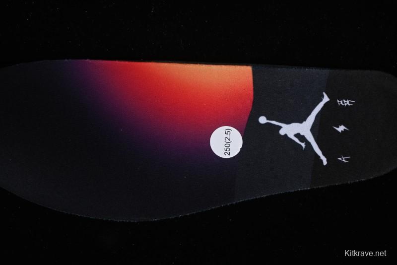 Nike Air Jordan 3 Retro "Rio" Collaboration Sneakers with Gradient Heel and J Balvin Logo - FN0344-001