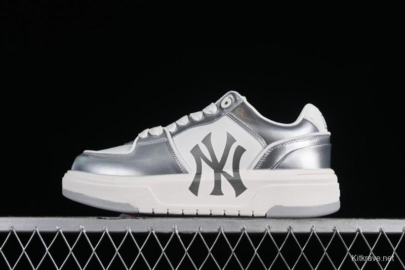 MLB Chunky Liner Metal Senior Series Lightweight Platform Casual Sneakers with 6cm Height Increase - 3ASXCLH3N50GRS